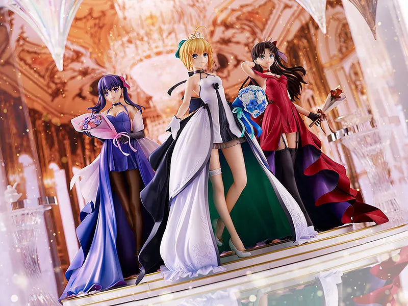 Fate/Stay Night - Saber - Matou Sakura - Rin Tohsaka - 1/7 - 15th Celebration Dress Ver. - Set of 3 Figures (Good Smile Company)ㅤ – Good Smile Company – ActionFigureBrasil