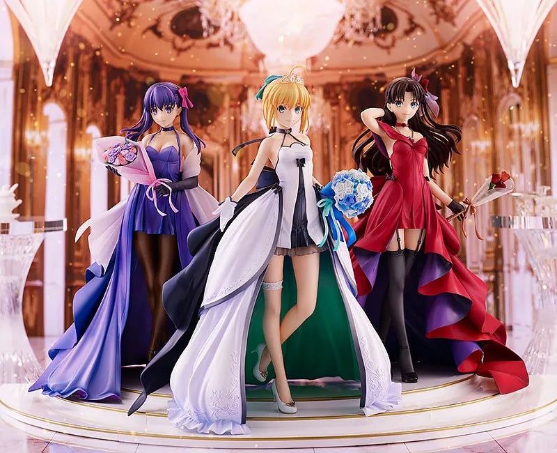 Fate/Stay Night - Saber - Matou Sakura - Rin Tohsaka - 1/7 - 15th Celebration Dress Ver. - Set of 3 Figures (Good Smile Company)ㅤ – Good Smile Company – ActionFigureBrasil