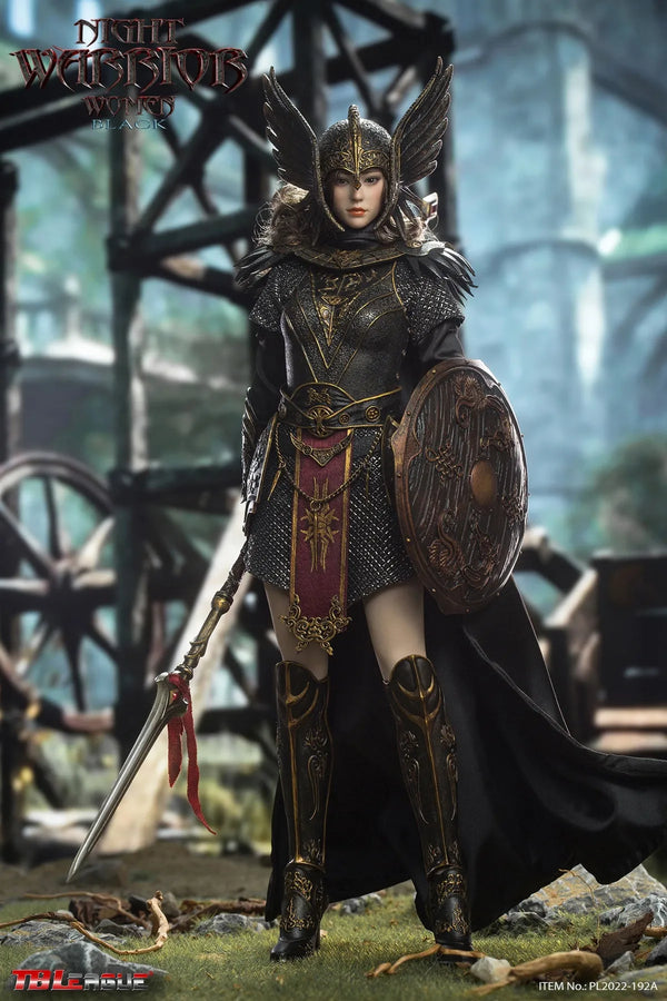 Female Night Warrior A - Black Armor Ver. - 1/6 (TB League)ㅤ – TBLeague – ActionFigureBrasil