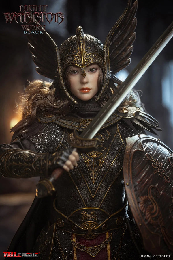 Female Night Warrior A - Black Armor Ver. - 1/6 (TB League)ㅤ – TBLeague – ActionFigureBrasil