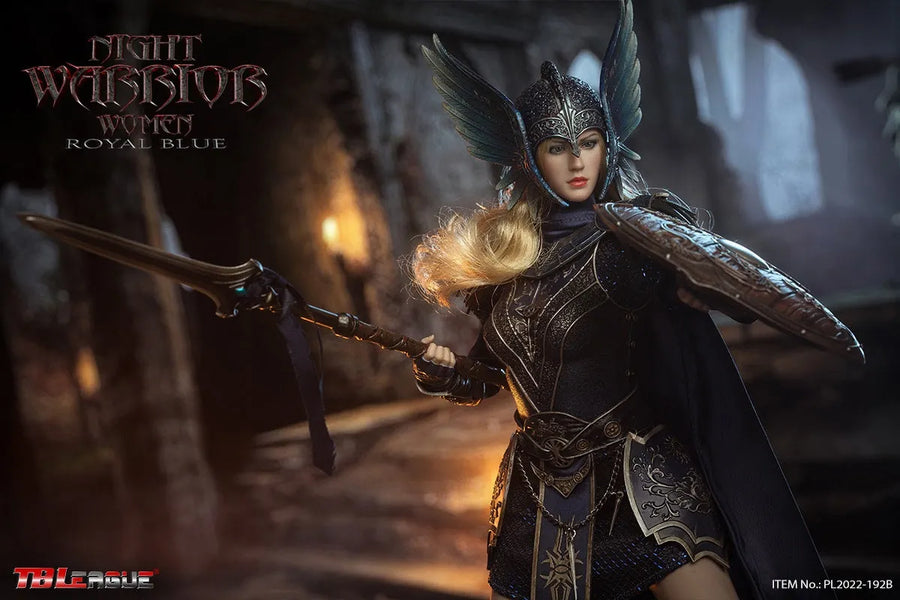 Female Night Warrior B - Royal Blue Armor Ver. - 1/6 (TB League)ㅤ – TBLeague – ActionFigureBrasil