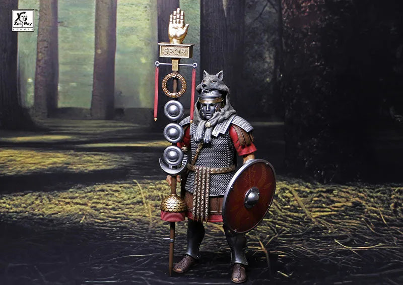 Fight for Glory 017 Roman Army Flag-bearer 1/12 Scale Posable Figureㅤ – Y Studio – ActionFigureBrasil