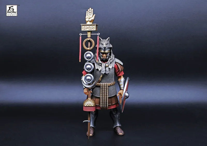 Fight for Glory 017 Roman Army Flag-bearer 1/12 Scale Posable Figureㅤ – Y Studio – ActionFigureBrasil