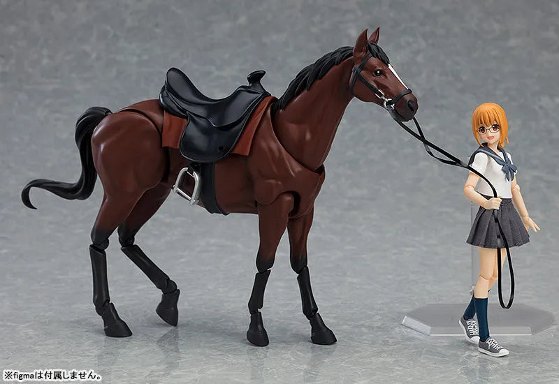 Figma #490 - Horse - Chestnut ver. 2 (Max Factory)ㅤ – Max Factory – ActionFigureBrasil