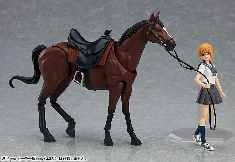 figma Horse ver.2 (Brown)ㅤ – Max Factory – ActionFigureBrasil