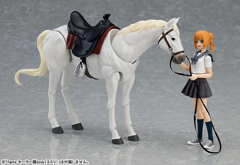 figma Horse ver.2 (White)ㅤ – Max Factory – ActionFigureBrasil