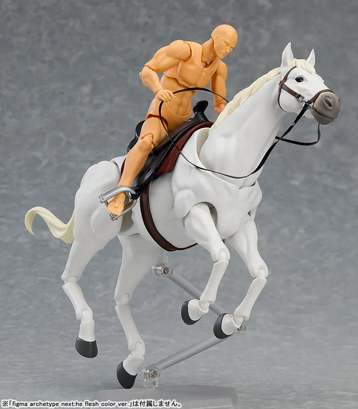 figma Horse ver.2 (White)ㅤ – Max Factory – ActionFigureBrasil