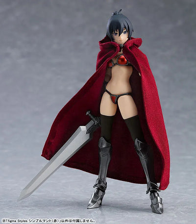 Figma Styles - Simple Cape - Red (Max Factory)ㅤ – Max Factory – ActionFigureBrasil — embalagem