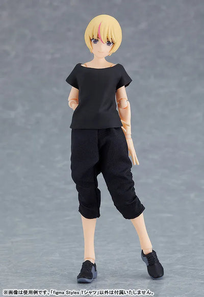 figma Styles - T-Shirt - Black (Max Factory)ㅤ – Max Factory – ActionFigureBrasil — ângulo diferente