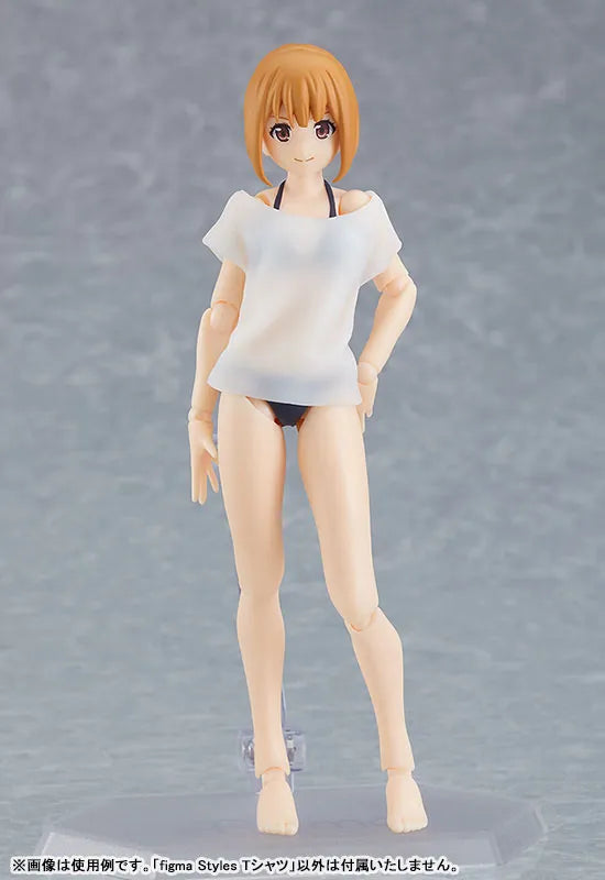 figma Styles - T-Shirt - White (Max Factory)ㅤ – Max Factory – ActionFigureBrasil
