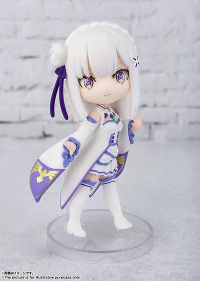 Figuarts Mini "Re:ZERO -Starting Life in Another World-" Emilia [Bandai]ㅤ – Bandai Spirits – ActionFigureBrasil — embalagem