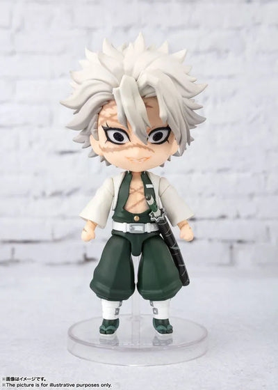 Figuarts mini Sanemi Shinazugawa "Demon Slayer: Kimetsu no Yaiba"ㅤ – Bandai Spirits – ActionFigureBrasil — ângulo diferente