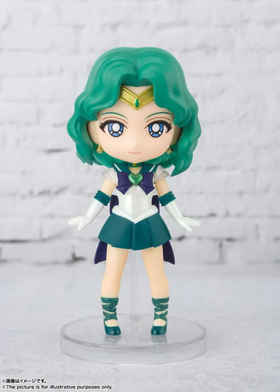 Figuarts Mini Super Sailor Neptune -Eternal edition- Sailor Moon [Bandai]ㅤ – Bandai Spirits – ActionFigureBrasil — ângulo diferente