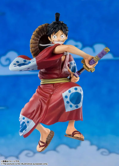 Figuarts ZERO Monkey D. Luffy (Luffytarou) "ONE PIECE"ㅤ – Bandai Spirits – ActionFigureBrasil — close