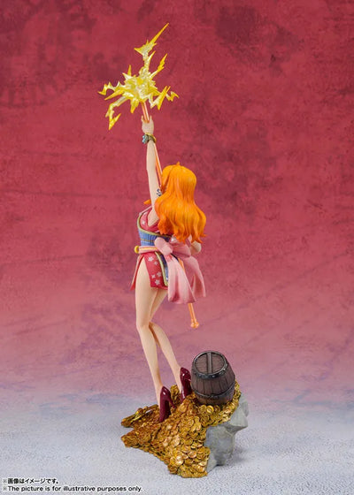 Figuarts ZERO Nami - WT100 Commemoration Eichiro Oda New Illustration 100 Famous Views and Pirates- "ONE PIECE"ㅤ – Bandai Spirits – ActionFigureBrasil — acessórios
