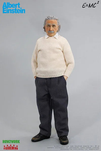 Figuremind - Albert Einstein 1/6 Figure (Version 1)ㅤ – HOW2WORK – ActionFigureBrasil