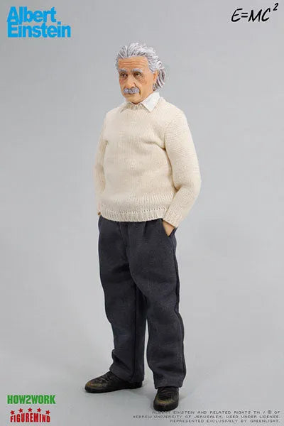 Figuremind - Albert Einstein 1/6 Figure (Version 1)ㅤ – HOW2WORK – ActionFigureBrasil