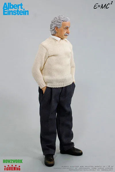 Figuremind - Albert Einstein 1/6 Figure (Version 1)ㅤ – HOW2WORK – ActionFigureBrasil