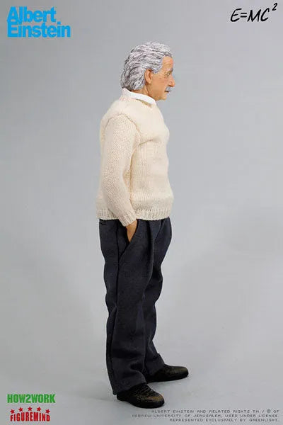 Figuremind - Albert Einstein 1/6 Figure (Version 1)ㅤ – HOW2WORK – ActionFigureBrasil