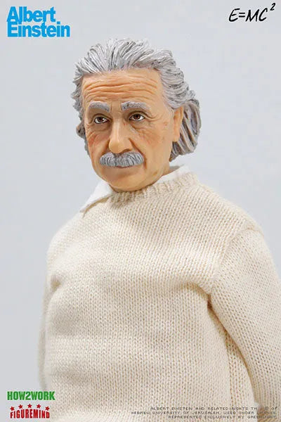 Figuremind - Albert Einstein 1/6 Figure (Version 1)ㅤ – HOW2WORK – ActionFigureBrasil