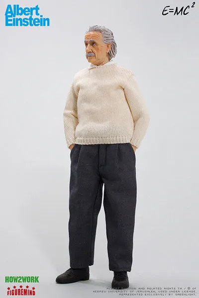 Figuremind - Albert Einstein 1/6 Figure (Version 1)ㅤ – HOW2WORK – ActionFigureBrasil