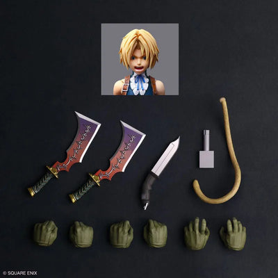 Final Fantasy IX - Zidane Tribal - Play Arts Shin (Square Enix)ㅤ – Square Enix – ActionFigureBrasil — com base expositora