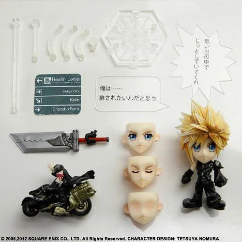 Final Fantasy Trading Arts Kai Mini - Cloud From Final Fantasy VII ACㅤ – Square Enix – ActionFigureBrasil