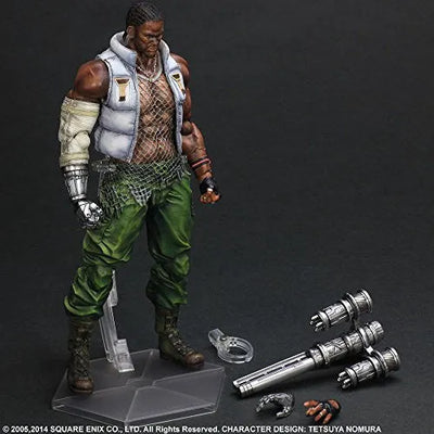 Final Fantasy VII: Advent Children - Barret Wallace - Play Arts Kai (Square Enix)ㅤ – Square Enix – ActionFigureBrasil — ambientada