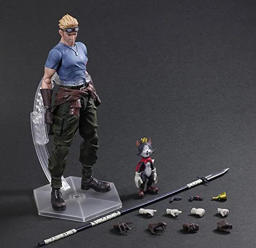 Final Fantasy VII: Advent Children - Cait Sith - Cid Highwind - Play Arts Kai (Square Enix)ㅤ – Square Enix – ActionFigureBrasil