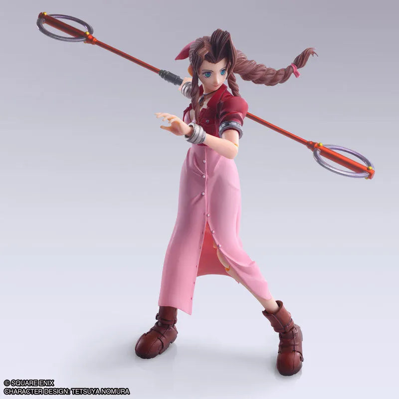 Final Fantasy VII - Aerith Gainsborough - Bring Arts - Mythril Rod Ver. (Square Enix)ㅤ – Square Enix – ActionFigureBrasil