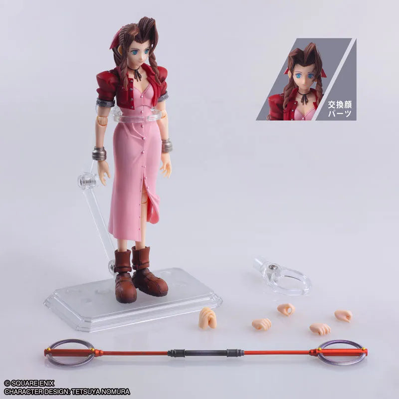 Final Fantasy VII - Aerith Gainsborough - Bring Arts - Mythril Rod Ver. (Square Enix)ㅤ – Square Enix – ActionFigureBrasil