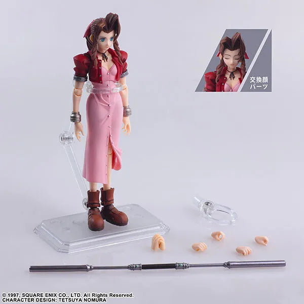 Final Fantasy VII - Aerith Gainsborough - Bring Arts (Square Enix)ㅤ – Square Enix – ActionFigureBrasil