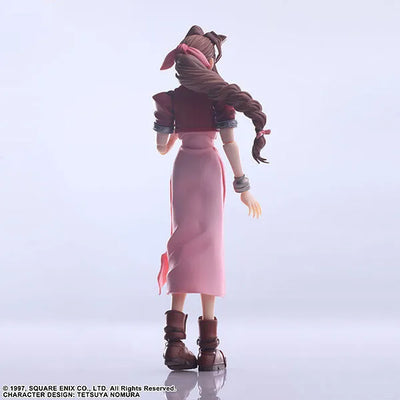Final Fantasy VII - Aerith Gainsborough - Bring Arts (Square Enix)ㅤ – Square Enix – ActionFigureBrasil — com base expositora