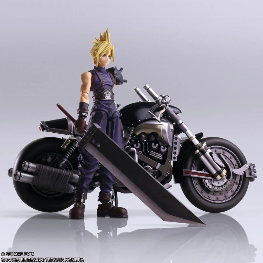 Final Fantasy VII - Bring Arts - Hardy-Daytona with Cloud (Square Enix)ㅤ – Square Enix – ActionFigureBrasil