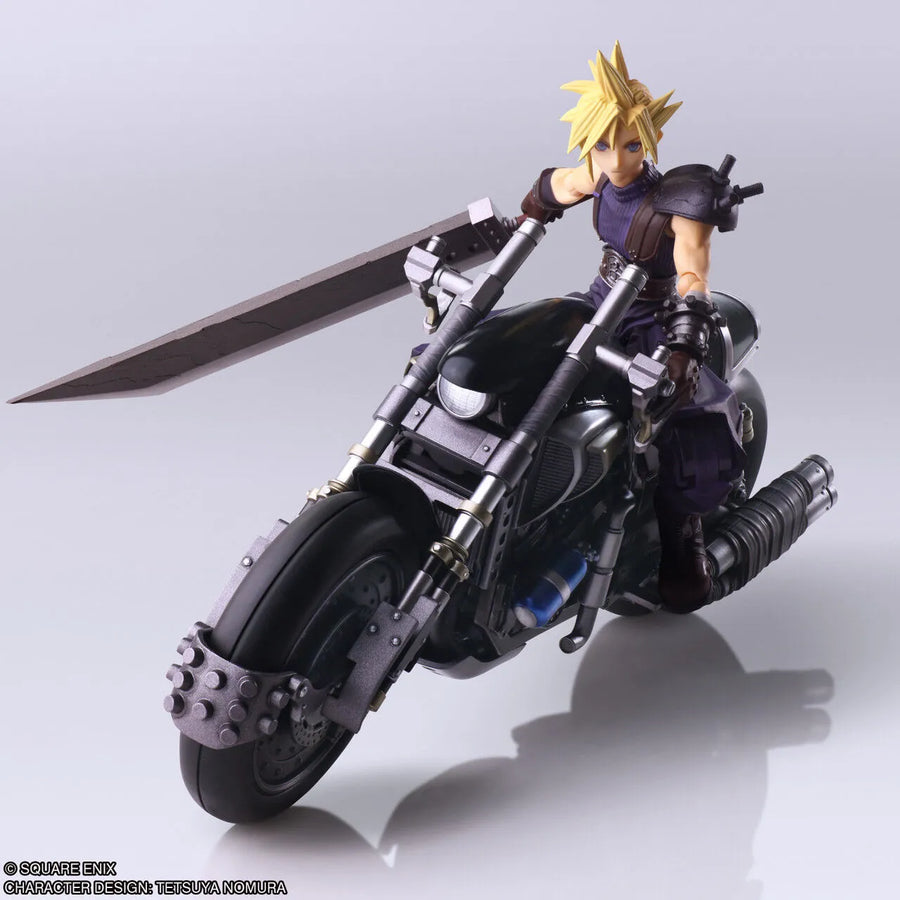 Final Fantasy VII - Bring Arts - Hardy-Daytona with Cloud (Square Enix)ㅤ – Square Enix – ActionFigureBrasil