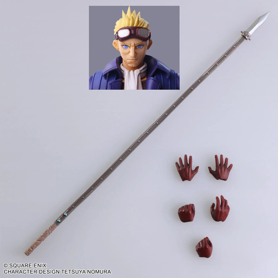 Final Fantasy VII - Cid Highwind - Bring Arts (Square Enix)ㅤ – Square Enix – ActionFigureBrasil
