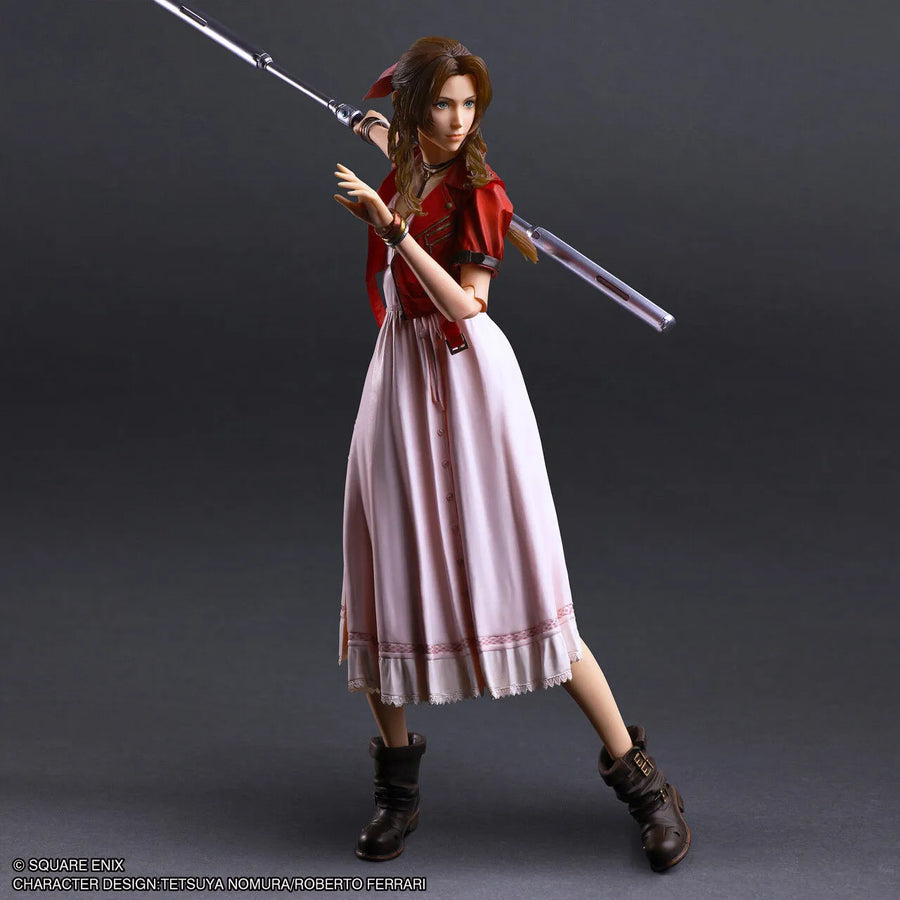 Final Fantasy VII Rebirth - Aerith Gainsborough - Play Arts Kai (Square Enix)ㅤ – Square Enix – ActionFigureBrasil