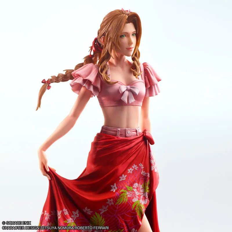 Final Fantasy VII Rebirth - Aerith Gainsborough - Static Arts - Swimsuit Ver. (Square Enix)ㅤ – Square Enix – ActionFigureBrasil