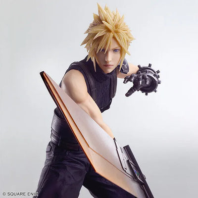 Final Fantasy VII Rebirth - Cloud Strife - Static Arts (Square Enix)ㅤ – Square Enix – ActionFigureBrasil — embalagem