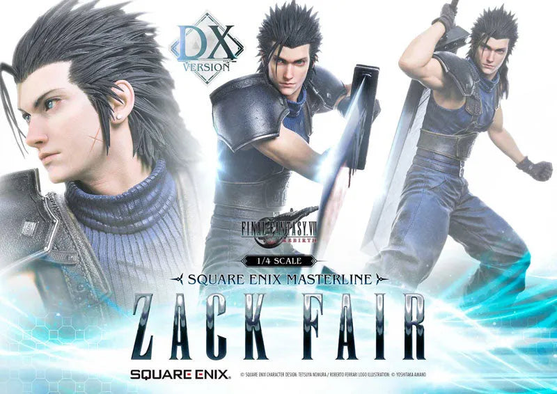 Final Fantasy VII Rebirth - Zack Fair - Square Enix Masterline (SEM-09DX) - 1/4 - DX Version (Prime 1 Studio)ㅤ – Prime 1 Studio – ActionFigureBrasil