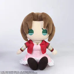 Final Fantasy VII Remake - Aerith Gainsborough - Final Fantasy VII Remake Nuigurumi - 2025 Re-release (Square Enix)ㅤ – Square Enix – ActionFigureBrasil — ângulo diferente