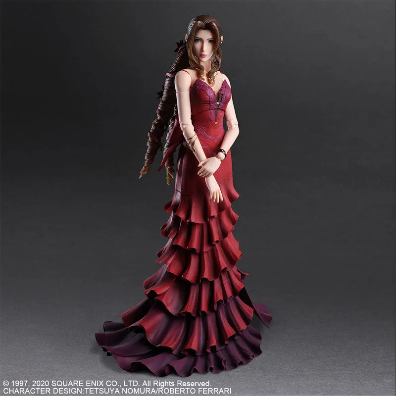 Final Fantasy VII Remake - Aerith Gainsborough - Play Arts Kai - Dress Ver. (Square Enix)ㅤ – Square Enix – ActionFigureBrasil