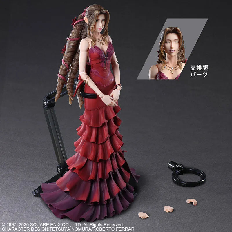 Final Fantasy VII Remake - Aerith Gainsborough - Play Arts Kai - Dress Ver. (Square Enix)ㅤ – Square Enix – ActionFigureBrasil