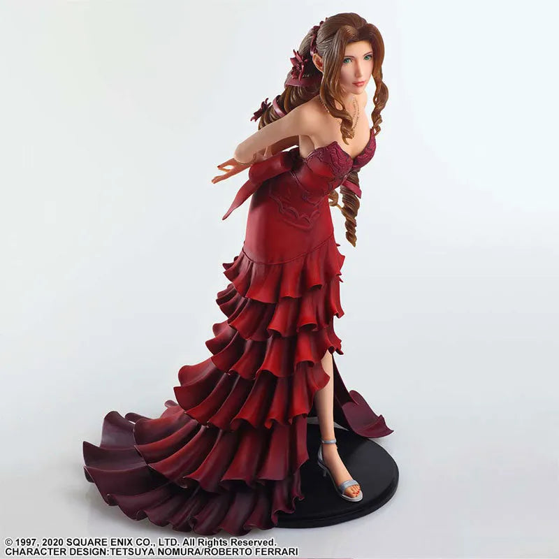 Final Fantasy VII Remake - Aerith Gainsborough - Static Arts - Dress Ver. (Square Enix)ㅤ – Square Enix – ActionFigureBrasil