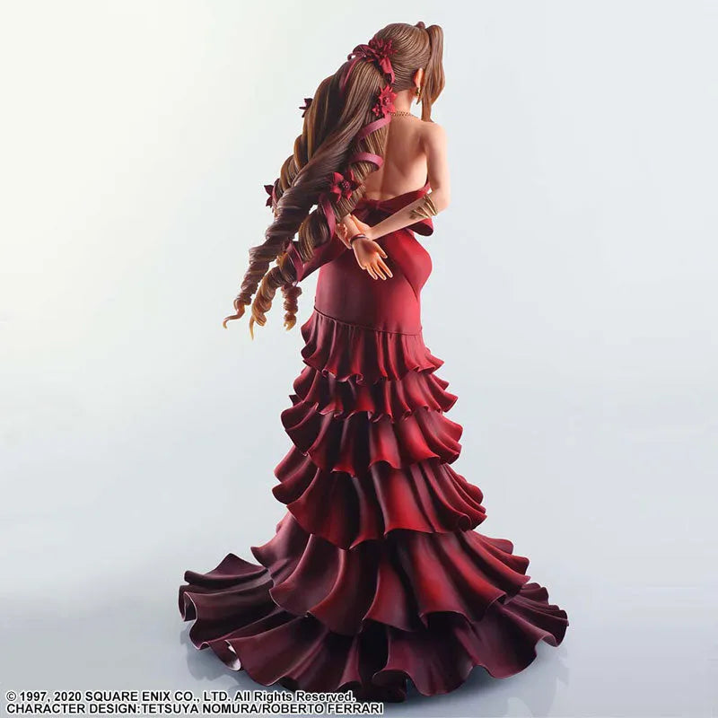 Final Fantasy VII Remake - Aerith Gainsborough - Static Arts - Dress Ver. (Square Enix)ㅤ – Square Enix – ActionFigureBrasil