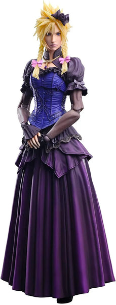 Final Fantasy VII Remake - Cloud Strife - Play Arts Kai - Dress Ver. (Square Enix)ㅤ – Square Enix – ActionFigureBrasil — com base expositora