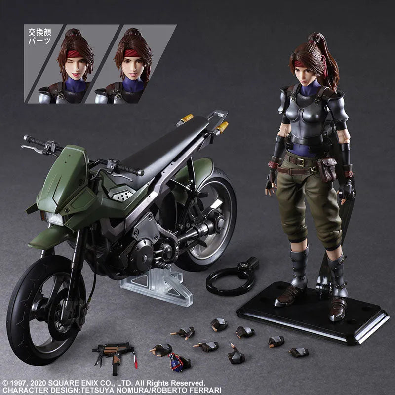 Final Fantasy VII Remake - Jessie Rasberry - Motorbike Set - Play Arts Kai (Square Enix)ㅤ – Square Enix – ActionFigureBrasil
