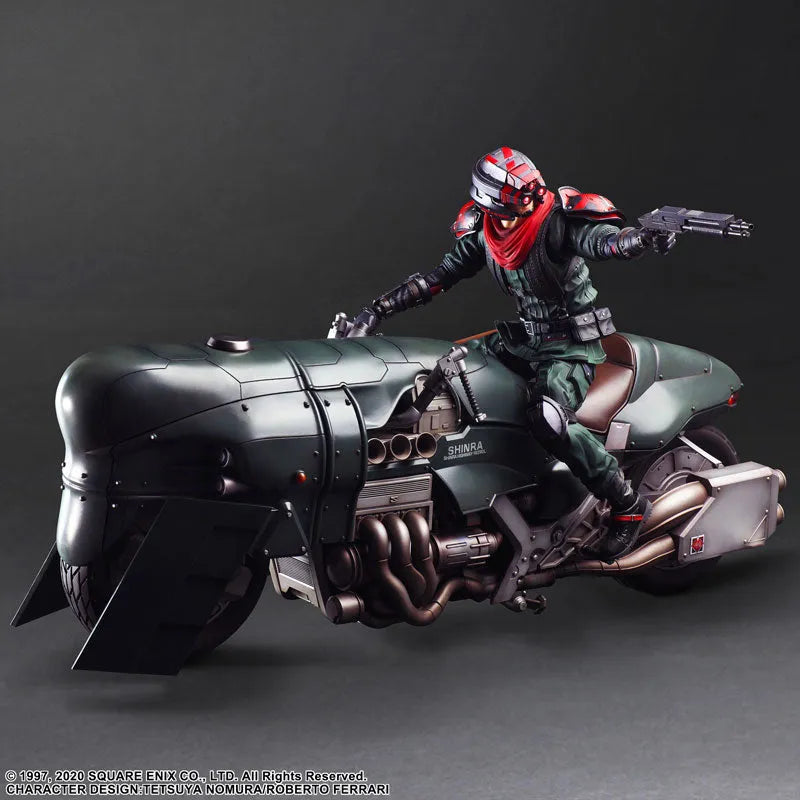 Final Fantasy VII Remake - Keibihei - Play Arts Kai - & Bike Set (Square Enix)ㅤ – Square Enix – ActionFigureBrasil