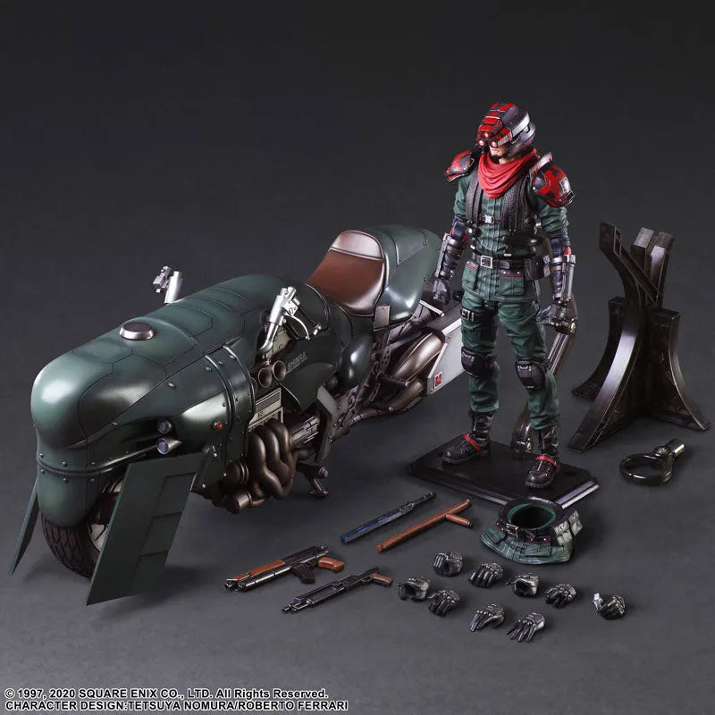 Final Fantasy VII Remake - Keibihei - Play Arts Kai - & Bike Set (Square Enix)ㅤ – Square Enix – ActionFigureBrasil