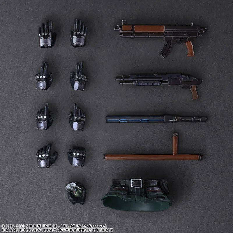 Final Fantasy VII Remake - Keibihei - Play Arts Kai - & Bike Set (Square Enix)ㅤ – Square Enix – ActionFigureBrasil